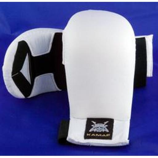 Kamae White Vinyl Mitts