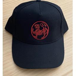 Black Shotokan Tiger Cap Red.jpg