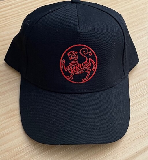 Black Shotokan Tiger Cap Red.jpg